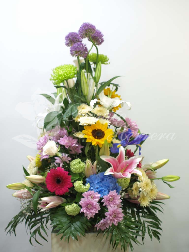 Centro piramidal Allium lila 3