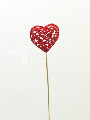 Corazón pincho para añadir a tu ramo. 6