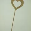 Corazón de madera para añadir a tus flores