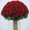 Bouquet novia rosas rojas 2