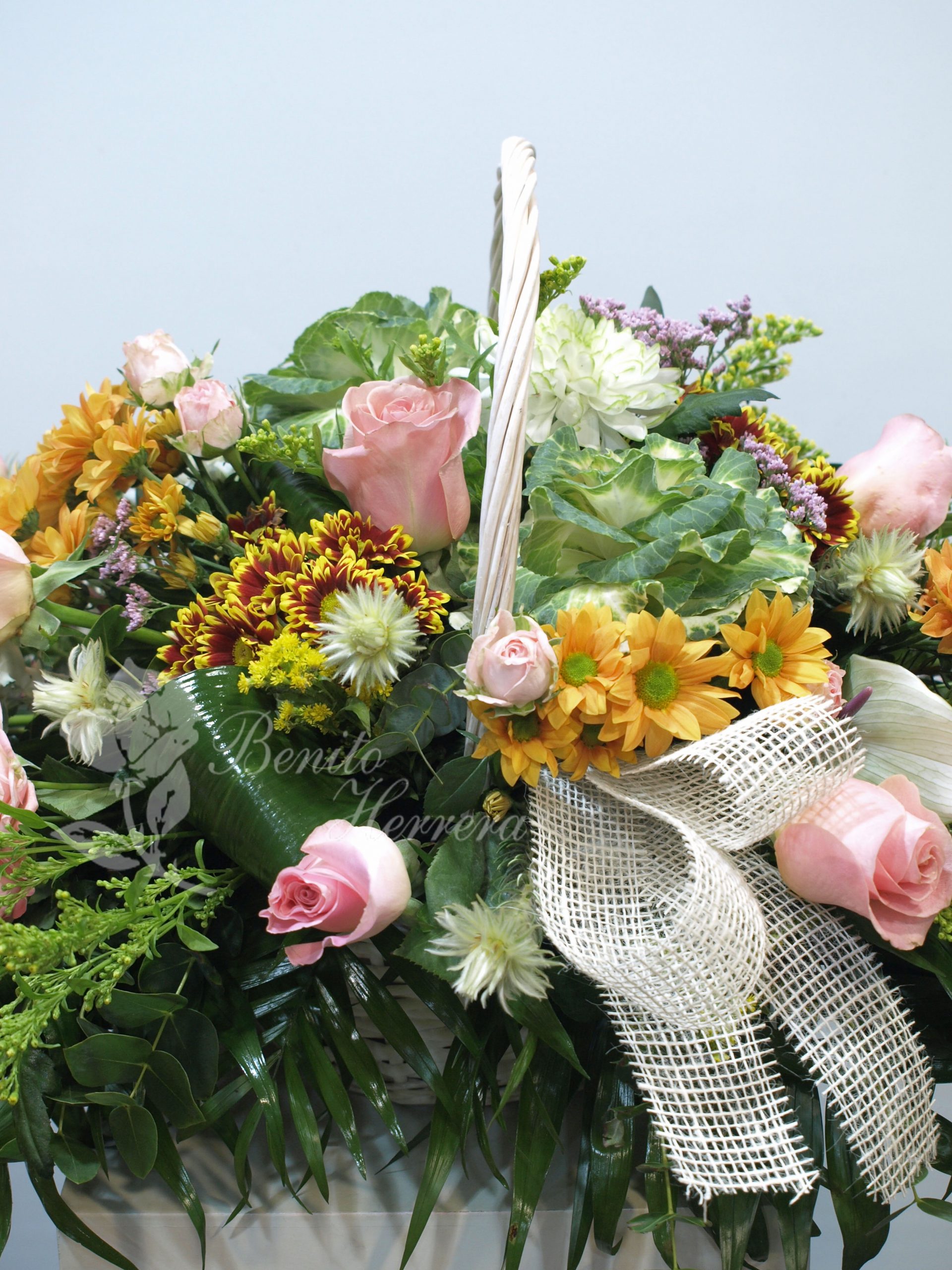 Cesta mimbre blanca 3 Cesta mimbre blanca 3